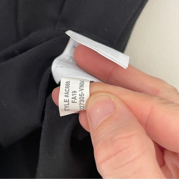 J. Crew Bodysuit Medium Black Mock Turtleneck Buttons - Picture 8 of 8